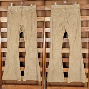 Express Pants Bell Flare Size 0 Reg Mid Rise Faux Suede Camel Inseam 34 NWT $98 Express Pants Bell Flare Size 0 Reg Mid Rise Faux Suede Camel Inseam 34 NWT $98